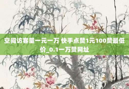 空间访客量一元一万 快手点赞1元100赞最低价_0.1一万赞网址